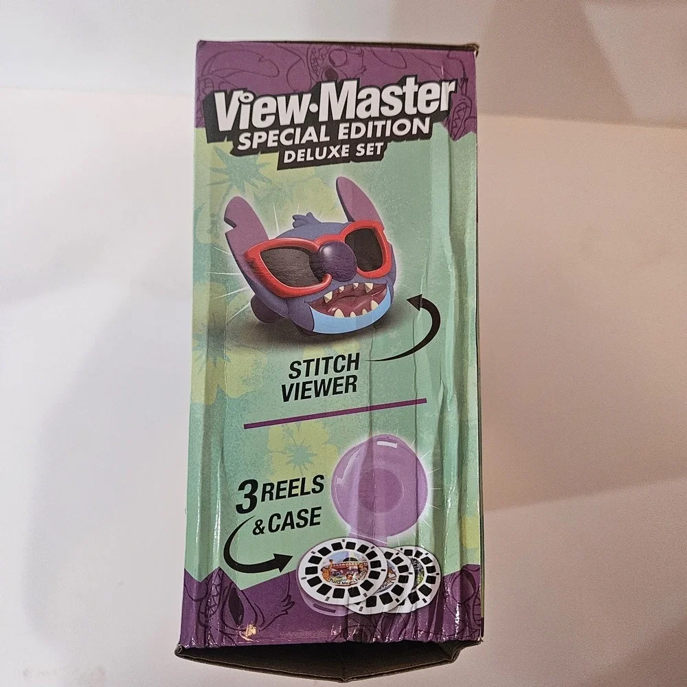View Master Stitch Y2K Deluxe Set with Reels(plus Case)  Disney Model 02195